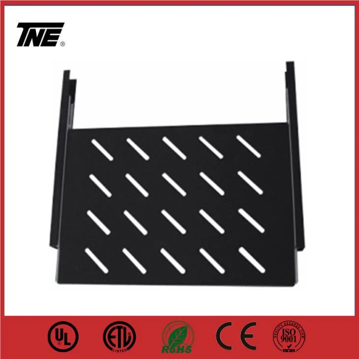 1U 4 Points Fixed 19 Rack Sliding Shelf